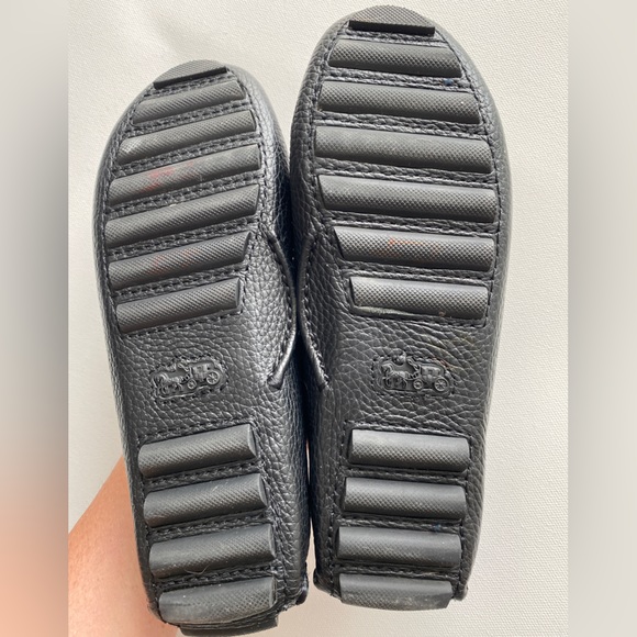 Women Coach Black Loafers 35.5 - Picture 5 of 6